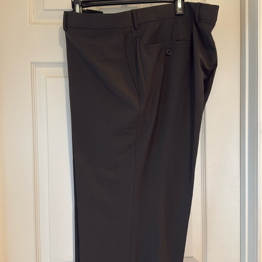 Hugo Boss Gray Dress Pants Classic Straight-Leg